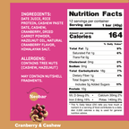NEOBAR 10g Plant-Based Protein Cranberry & Cashew Bars | 12 Count - Neobar - Protein Bar