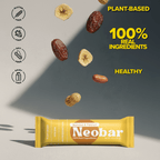 NEOBAR Banana & Peanut Plant-Based Healthy Nut and Fruit Snack Bars | 12 Count - Neobar - Energy Bar