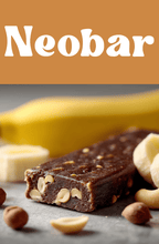 NEOBAR Banana & Peanut Plant-Based Healthy Nut and Fruit Snack Bars | 12 Count - Neobar - Energy Bar
