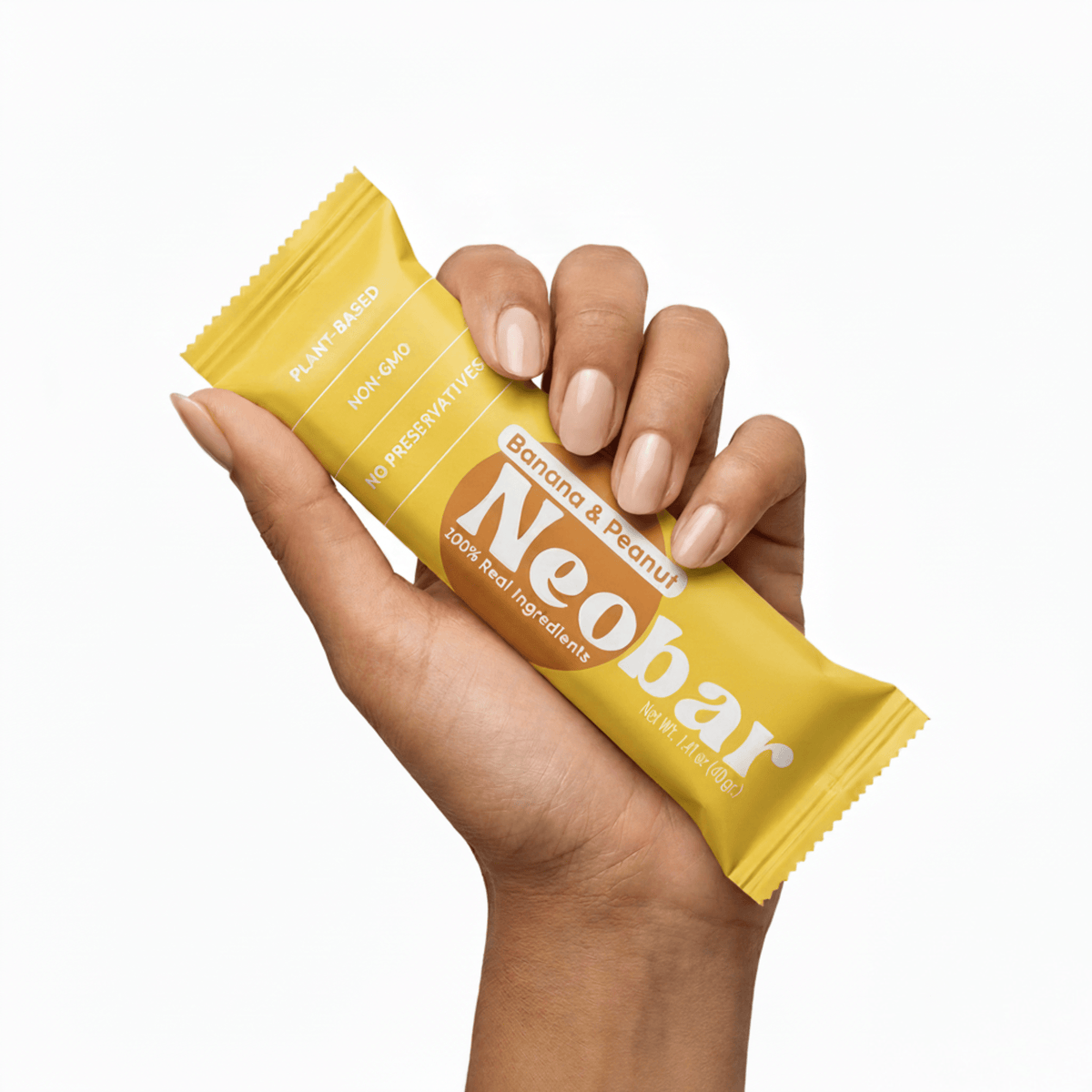 NEOBAR Banana & Peanut Plant-Based Healthy Nut and Fruit Snack Bars | 12 Count - Neobar - Energy Bar