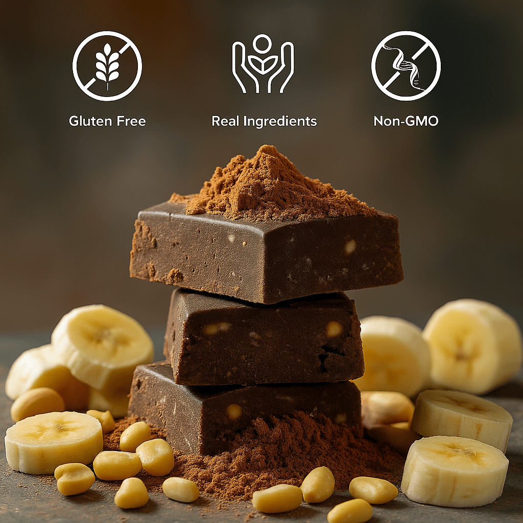 NEOBAR Banana & Peanut Plant-Based Healthy Nut and Fruit Snack Bars | 12 Count - Neobar - Energy Bar