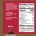 NEOBAR Cherry & Cacao Plant-Based Healthy Nut and Fruit Snack Bars | 12 Count - Neobar - Energy Bar
