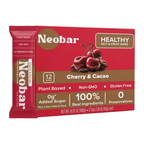 NEOBAR Cherry & Cacao Plant-Based Healthy Nut and Fruit Snack Bars | 12 Count - Neobar - Energy Bar