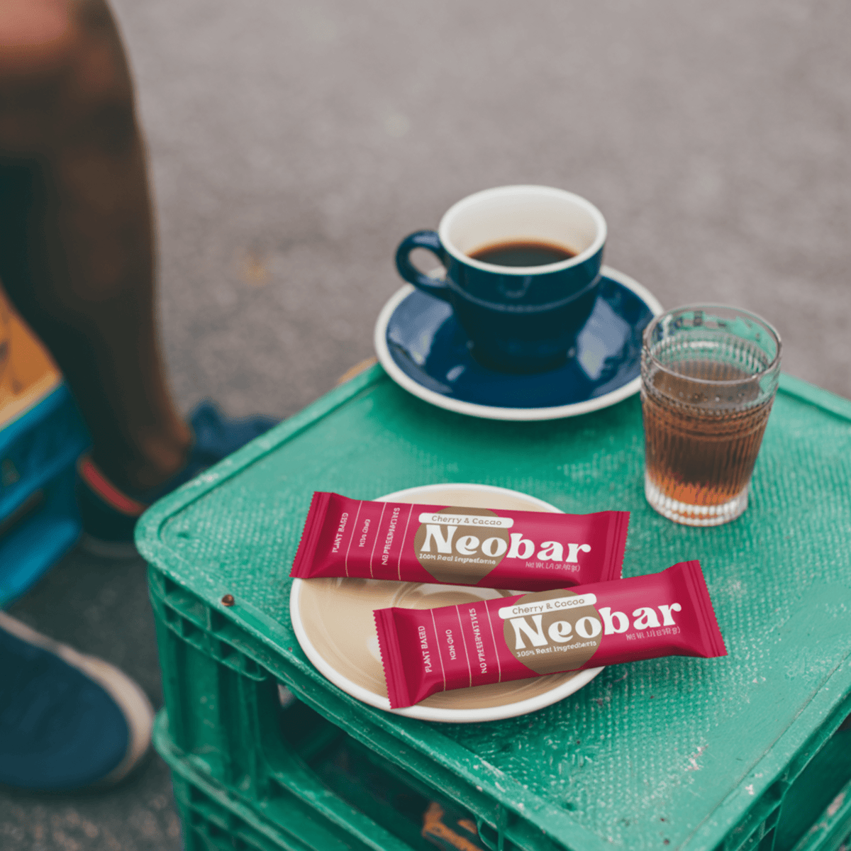 NEOBAR Cherry & Cacao Plant-Based Healthy Nut and Fruit Snack Bars | 12 Count - Neobar - Energy Bar